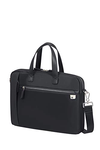 Samsonite Eco Wave - 15.6 inch laptop bag with 2 compartments, 39 cm, 15.5 L, black (Black) im Sale